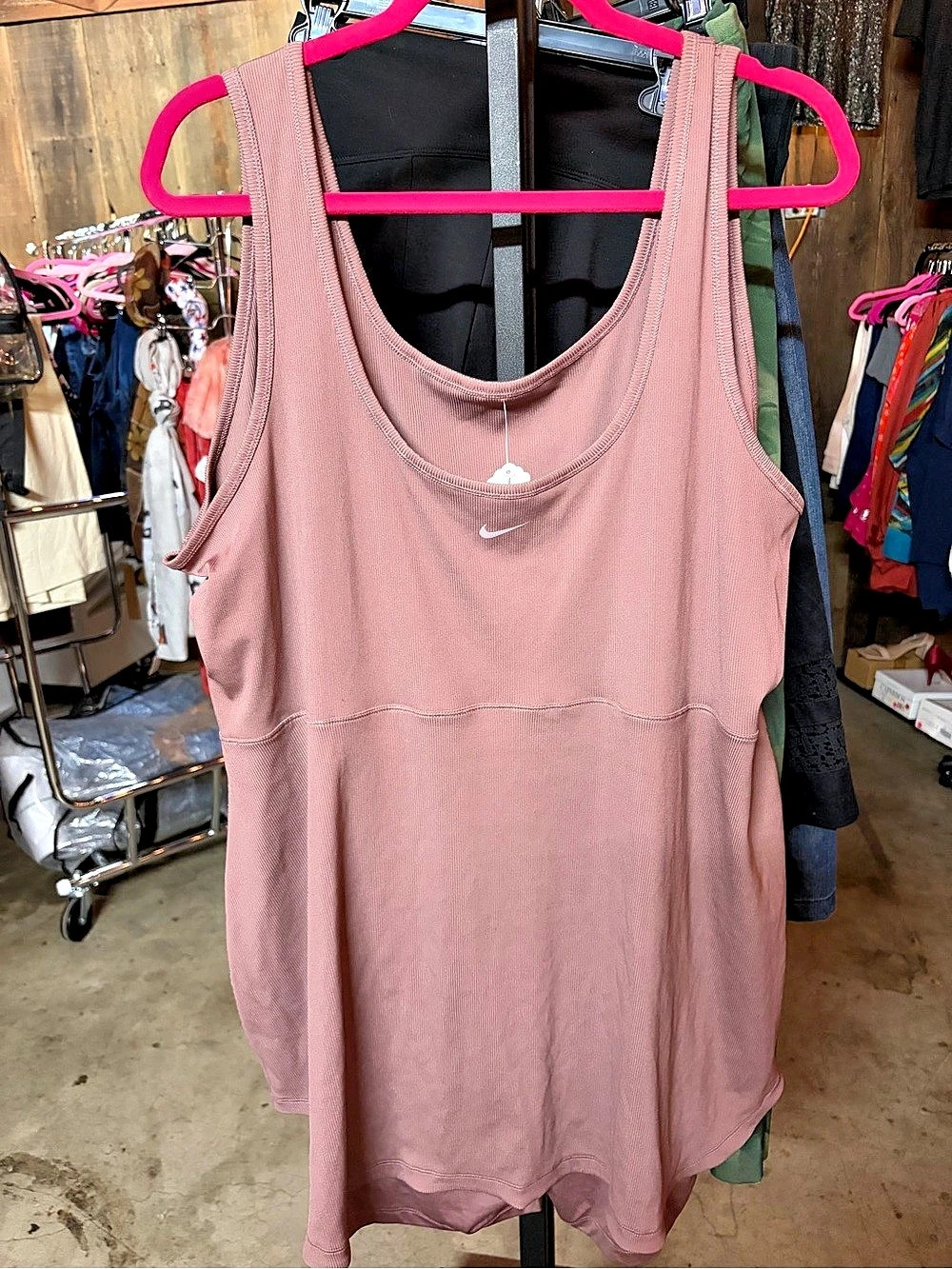 Nike Women's Pink Athletic sports dress with shorts